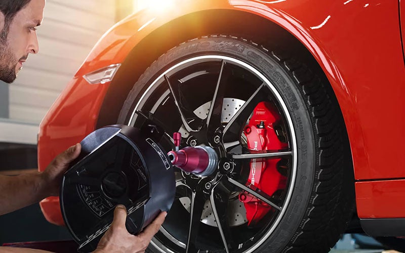 Porsche Tire Change Los Gatos CA